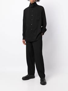 Yohji Yamamoto Straight broek - Zwart