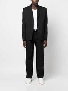 Off-White Straight pantalon - Zwart