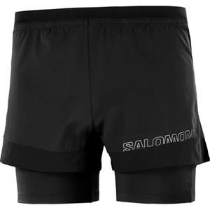 Salomon alomon - Cross 2in1 horts - Laufshorts