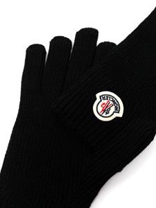 Moncler Wollen handschoenen - Zwart