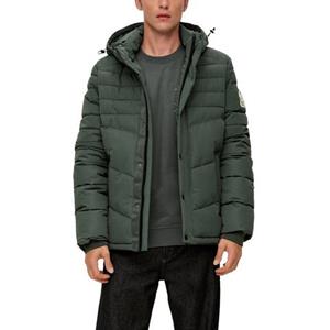 s.Oliver Outdoorjacke, mit Kapuze, mit Label-Patch am Arm