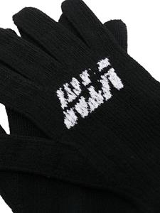 VTMNTS Intarsia handschoenen - Zwart