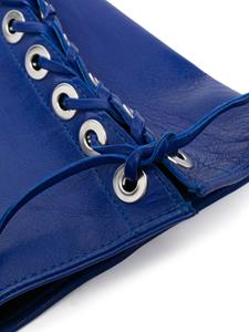 Manokhi Vingerloze handschoenen - Blauw