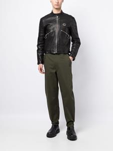 Ferrari Broek met colourblocking - Groen