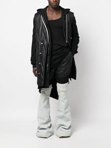 Rick Owens DRKSHDW Gewatteerde bodywarmer - Zwart