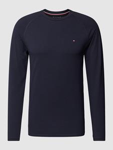 Tommy Hilfiger Shirt met lange mouwen en logostitching, model 'SIGNATURE'