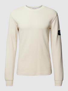 Calvin Klein Jeans Langarmshirt "BADGE WAFFLE LS TEE"