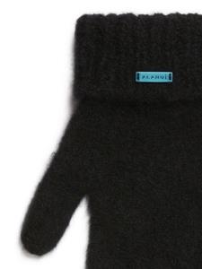 Alanui Finest cashmere-blend gloves - Zwart