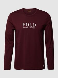 Polo Ralph Lauren Underwear Shirt met lange mouwen en labelprint, model 'LIQUID'