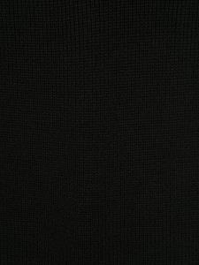 Versace Sjaal met logopatch - Zwart