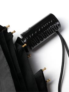 Moschino Paraplu met logoprint - Zwart
