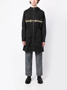 Undercover Parka met grafische print - Zwart