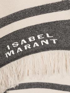 ISABEL MARANT Sjaal met geborduurd logo - Beige