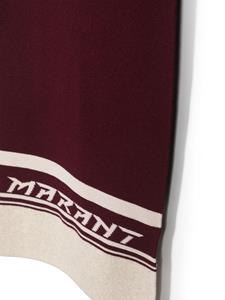 ISABEL MARANT Sjaal met logo - Paars