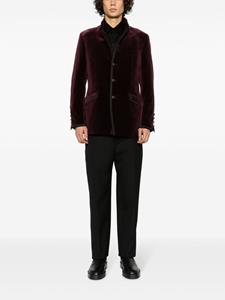 Karl Lagerfeld Glory velour cotton jacket - Rood
