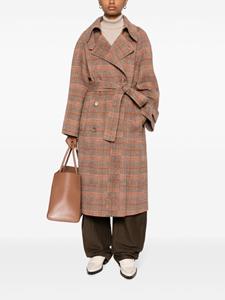 JOSEPH Chatsworth check-pattern coat - Beige