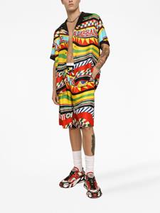 Dolce & Gabbana Zijden bermuda shorts - Veelkleurig