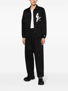 Yohji Yamamoto x New Era pleat-detail trousers - Zwart