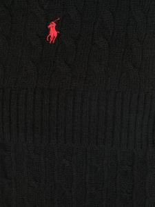 Polo Ralph Lauren Kabelgebreide sjaal - Zwart