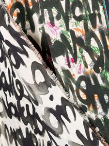 Pierre-Louis Mascia Sjaal met graffiti-print - Veelkleurig