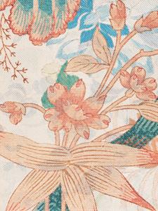Pierre-Louis Mascia Sjaal met bloemenprint - Blauw