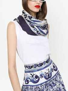 Dolce & Gabbana Twill sjaal - Blauw