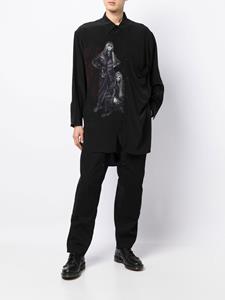 Yohji Yamamoto Straight broek - Zwart