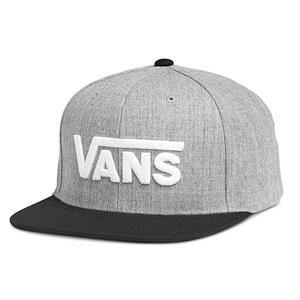 Vans Drop V II Snapback Heather Grey/Black Cap Heren