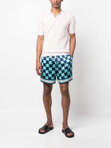 Casablanca Zijden shorts - Blauw