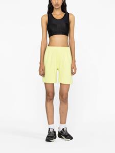 STYLAND Shorts met elastische taille - Groen