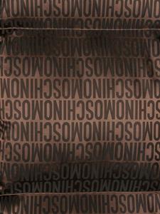 Moschino Sjaal met logo-jacquard - Bruin