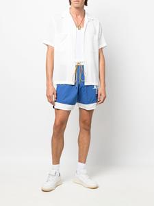 Rhude Shorts met logoprint - Blauw