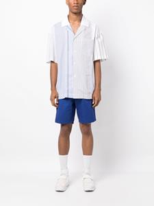 CHOCOOLATE Bermuda shorts met logopatch - Blauw
