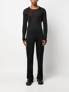 Mouwloze jumpsuit - Zwart