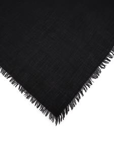 Dolce & Gabbana Sjaal met franje afwerking - Zwart