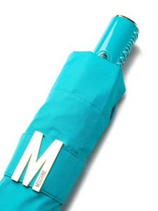 Moschino Paraplu met logo - Blauw