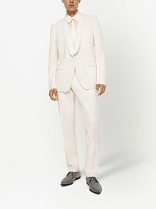 Dolce & Gabbana Blazer met enkele rij knopen - Wit