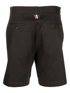 Thom Browne Geplooide shorts - Bruin