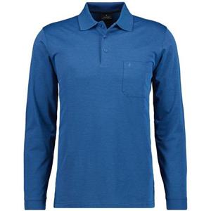 RAGMAN Poloshirt blau regular fit (1-tlg)
