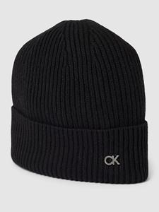 CK Calvin Klein Beanie met labeldetail