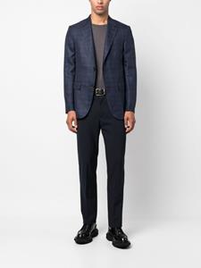 Zegna Geruite blazer - Blauw