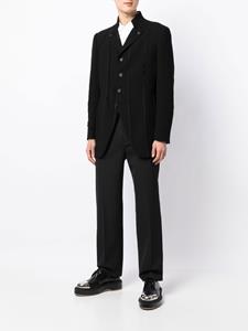 Yohji Yamamoto Button-up blazer - Zwart
