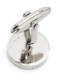 Lanvin Manchetknopen met gegraveerd logo - Zilver