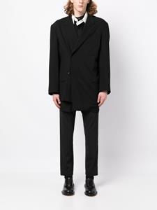 Yohji Yamamoto Oversized blazer - Zwart