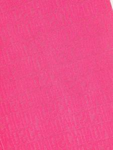 Moschino Sjaal met logoprint - Roze
