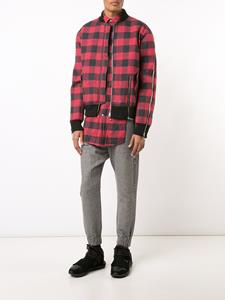 Mostly Heard Rarely Seen plaid bomber jacket - Rood