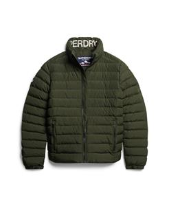 Superdry FUJI PRINT PADDED JACKET Darkoss Green  