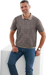 Your Look... for less! Heren Poloshirt zand geprint Größe