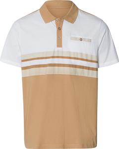 Your Look... for less! Heren Poloshirt wit/camel Größe