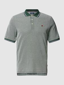 Jack & Jones Premium Poloshirt met contraststrepen, model 'BLUWIN'